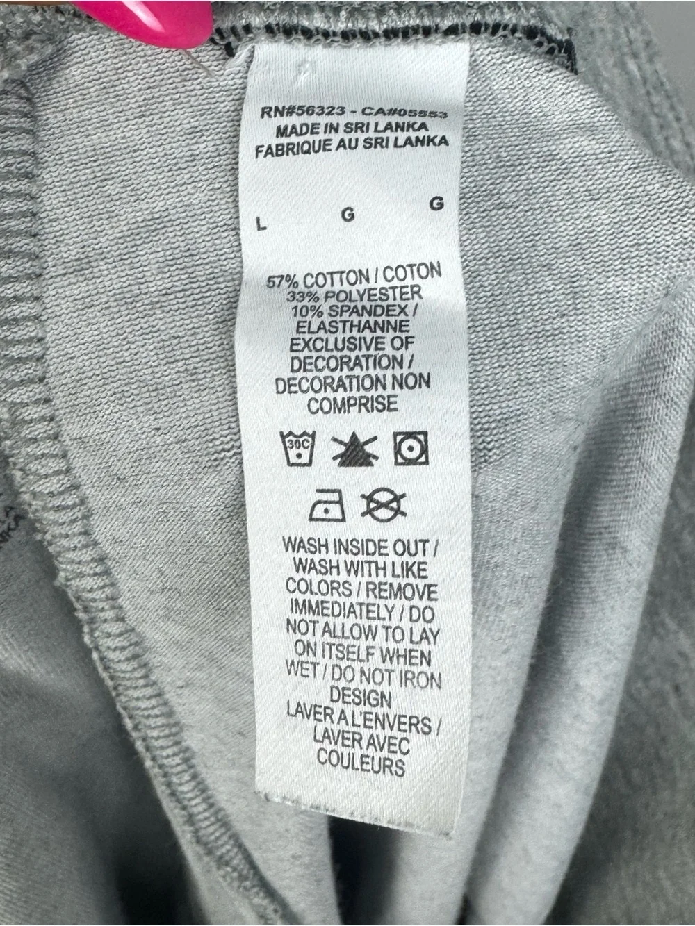 NIKE | Light Gray High-Waist Cotton Biker Shorts Embroidered Logo Women’s Size L